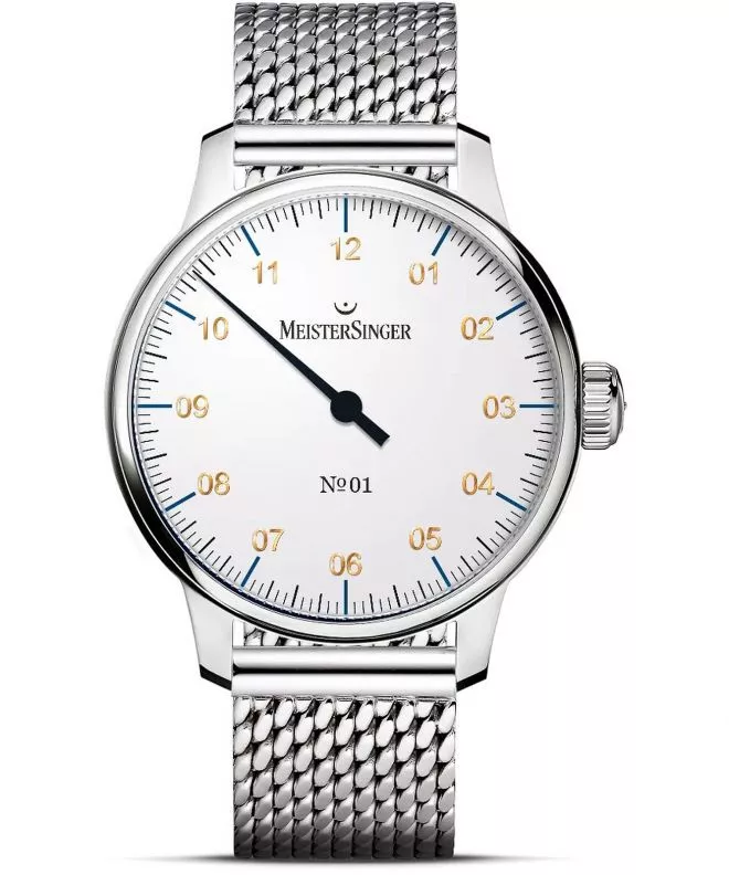Часовник Мъжки Meistersinger N°01 White AM3301G_MIL20