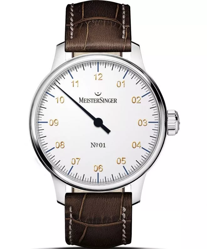 Часовник Мъжки Meistersinger N°01 White AM3301G_SG02