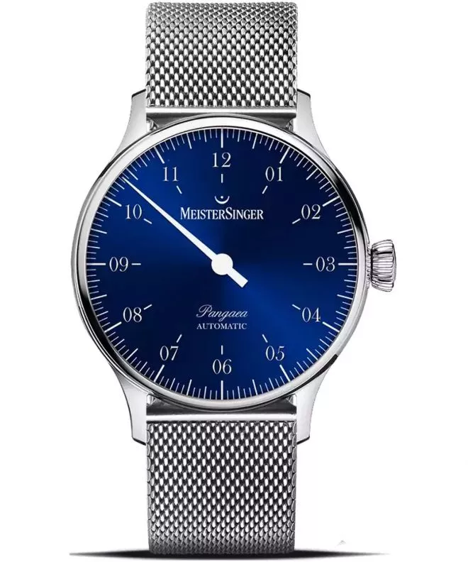 Часовник Мъжки Meistersinger Pangaea Sunburst Blue Automatic PM9908_MLN20
