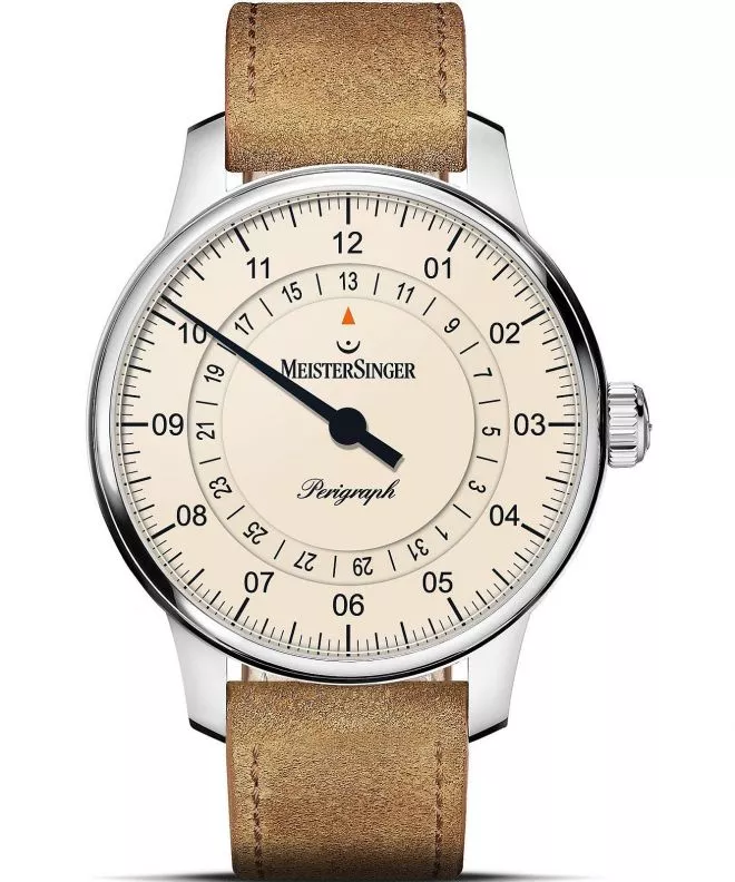 Часовник Мъжки Meistersinger Perigraph - 38mm Ivory BM1103_SV13