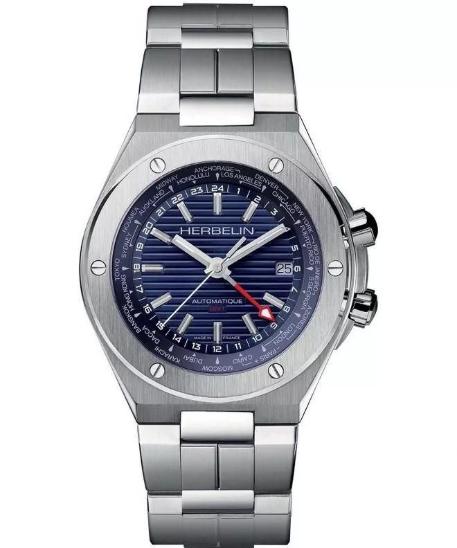 Часовник Мъжки Herbelin Cap Camarat GMT Limited Edition 1445B15 (1445/B15)