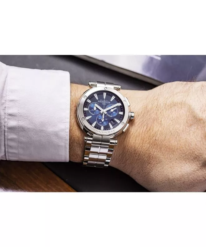 Часовник Мъжки Herbelin Newport Chronograph 37688B35 (37688/B35)