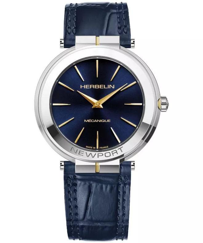 Часовник Мъжки Herbelin Newport Slim 1222T15BL (1222-T15BL)