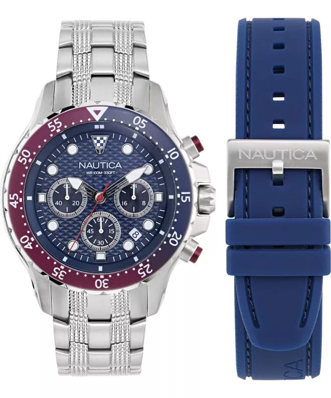 Часовник Мъжки Nautica Sporty Chronograph SET NAPNSF407