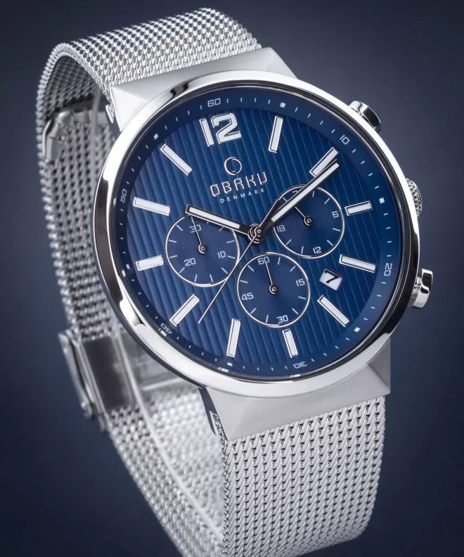 Часовник Мъжки Obaku Storm Chronograph V180GCCLMC