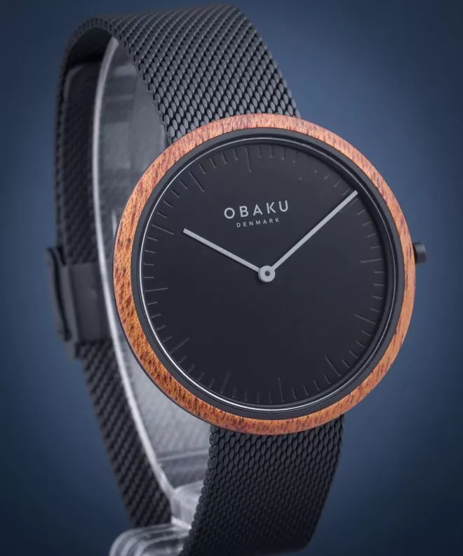 Часовник Мъжки Obaku Trae Charcoal V245GXBBMB