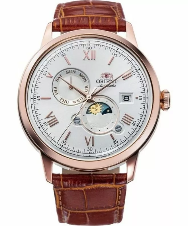 Часовник Мъжки Orient Bambino Sun & Moon Automatic RA-AK0801S30B
