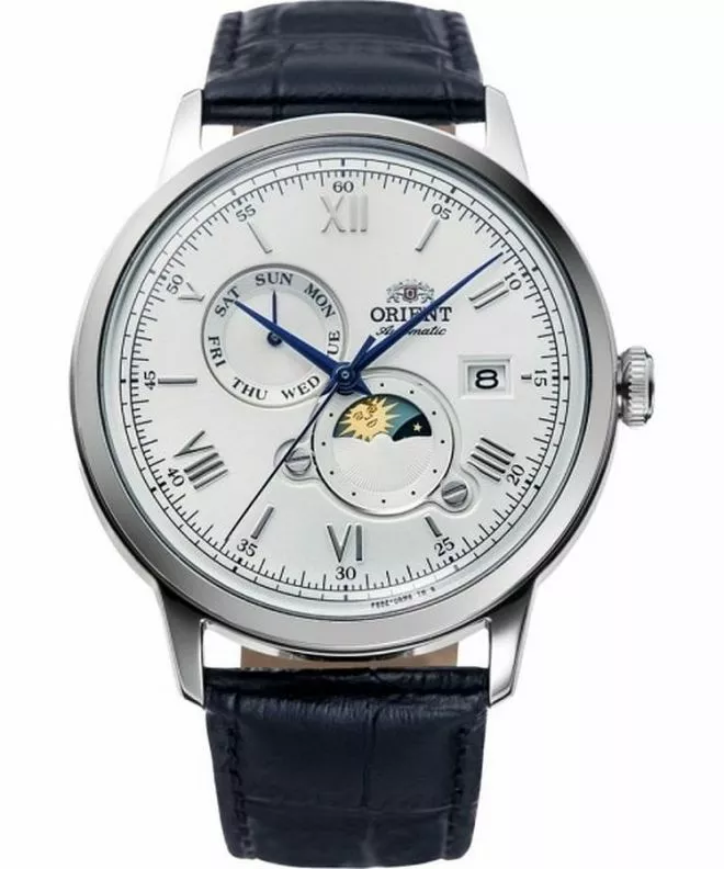 Часовник Мъжки Orient Bambino Sun & Moon Automatic RA-AK0802S30B