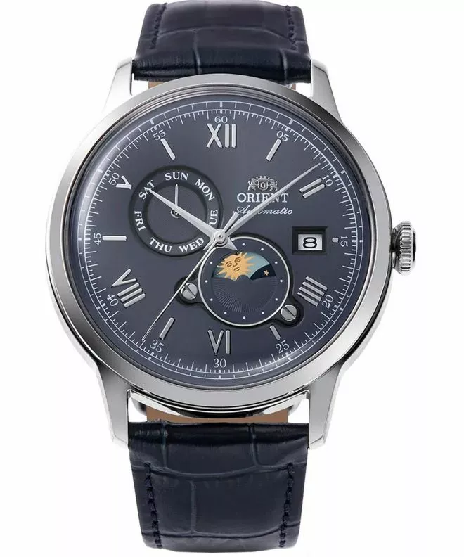 Часовник Мъжки Orient Bambino Sun & Moon Automatic RA-AK0806L30B