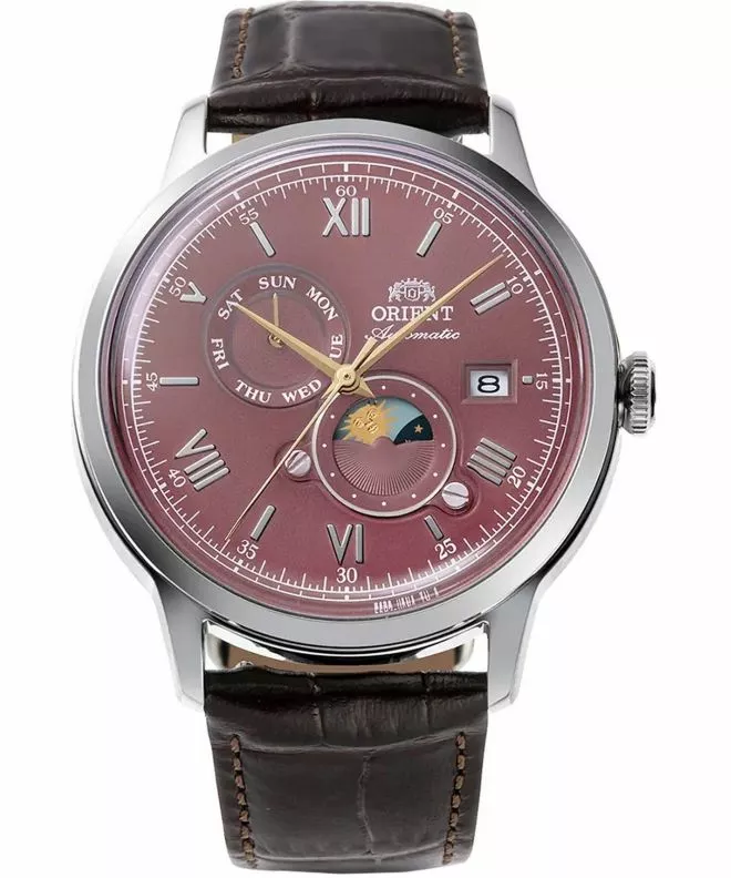 Часовник Мъжки Orient Bambino Sun & Moon Automatic RA-AK0807R30B