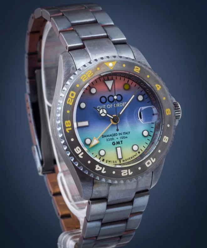 Часовник Мъжки Out of Order Swiss GMT Miami OOO.001-19.MI