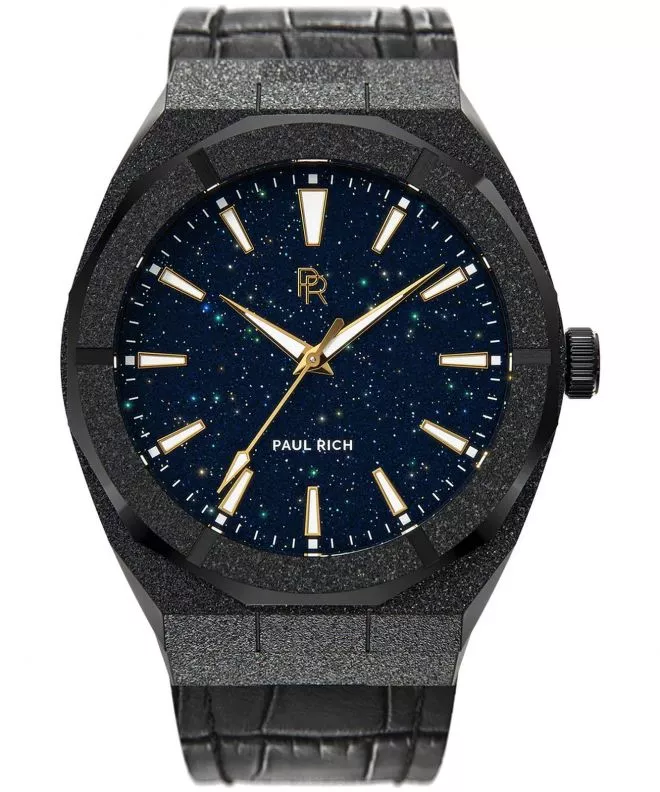Часовник Мъжки PAUL RICH Frosted Star Dust Black Leather 42 659436593701