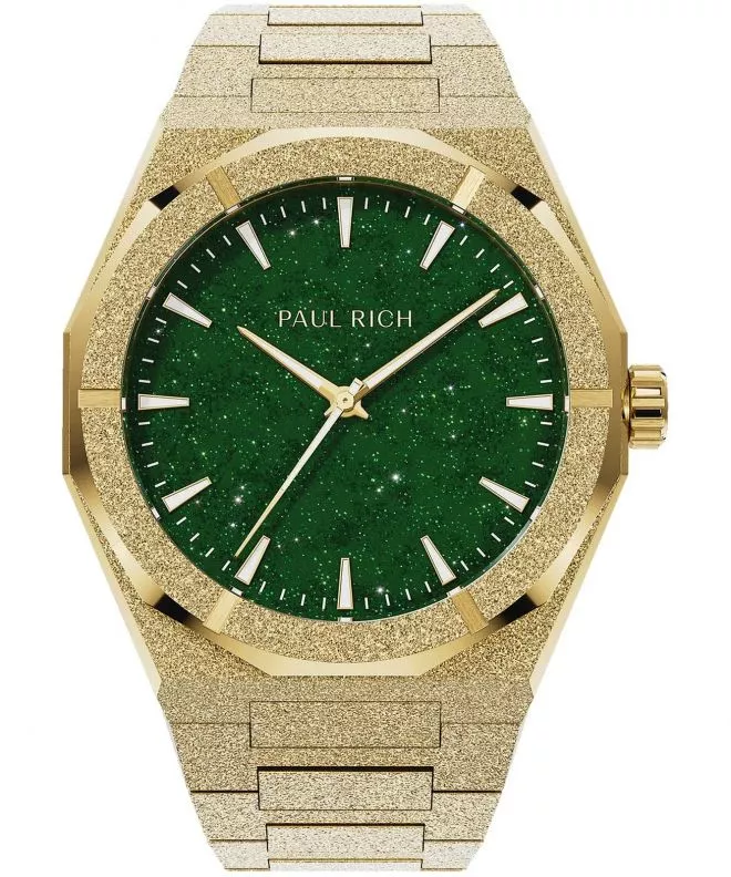 Часовник Мъжки PAUL RICH Frosted Star Dust II Gold Green 766236337081