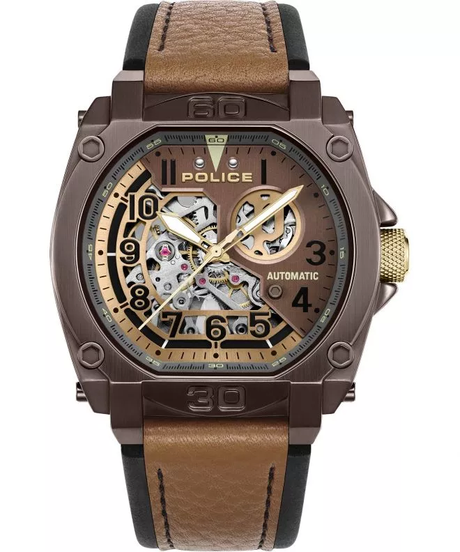 Часовник Мъжки Police Norwood Skeleton Automatic 40th Anniversary Edition PEWGE0040002 (PL.PEWGE0040002)