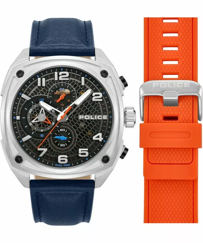 Часовник Мъжки Police Portland Dual Time SET PEWGF00814X0