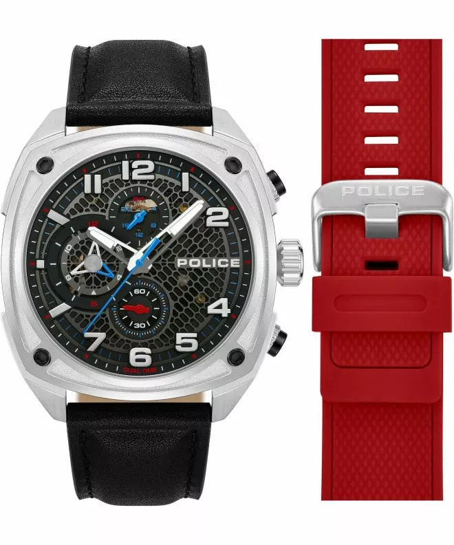 Часовник Мъжки Police Portland Dual Time SET PEWGF00814X1