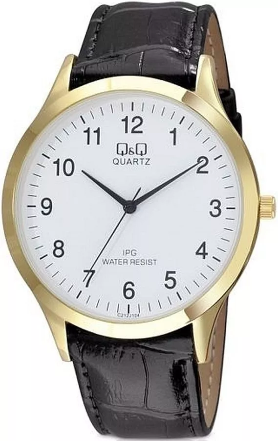 Часовник Мъжки Q&Q Leather C212-104