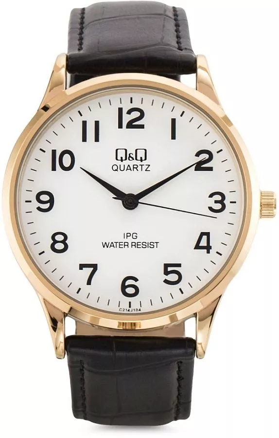 Часовник Мъжки Q&Q Leather C214-104