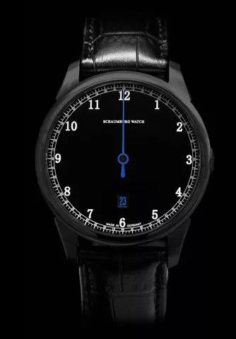 Часовник Мъжки Schaumburg Gnomonic Black & White Blue Automatic SCH-GNWBB