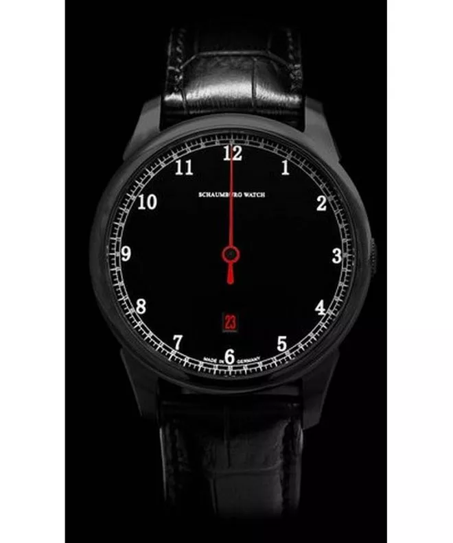Часовник Мъжки Schaumburg Gnomonic Black & White Red Automatic SCH-GNBWR