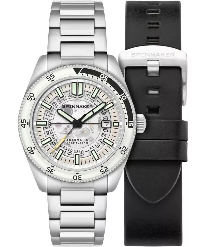 Часовник Мъжки Spinnaker Fleuss Skeleton Automatic Severn Edition SET Brilliant White SP-5118-33