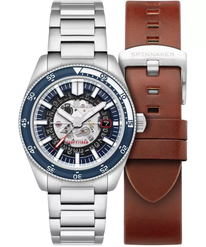 Часовник Мъжки Spinnaker Fleuss Skeleton Automatic Severn Edition SET Moonlight Blue SP-5118-22