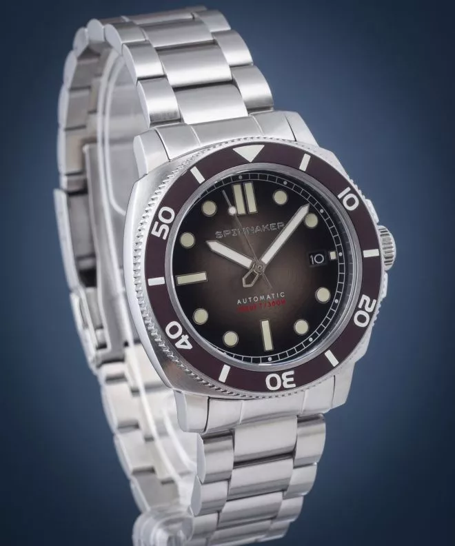Часовник Мъжки Spinnaker Hull Diver Automatic Harvest Brown SP-5088-44