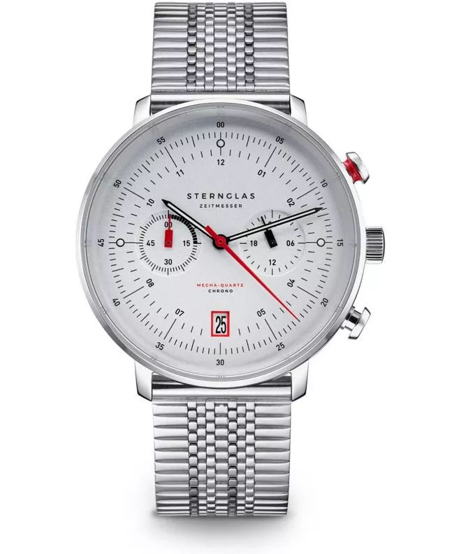 Часовник Мъжки Sternglas Hamburg Mecha-Quartz Chrono S01-HC10-ME08
