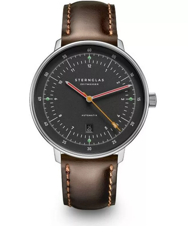 Часовник Мъжки Sternglas Hamburg Neugraphit Automatic S02-HH39-BR03