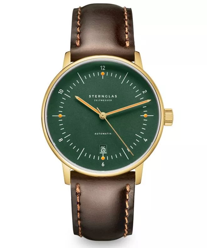 Часовник Мъжки Sternglas Naos Green Gold Automatic S02-NA22-BR01