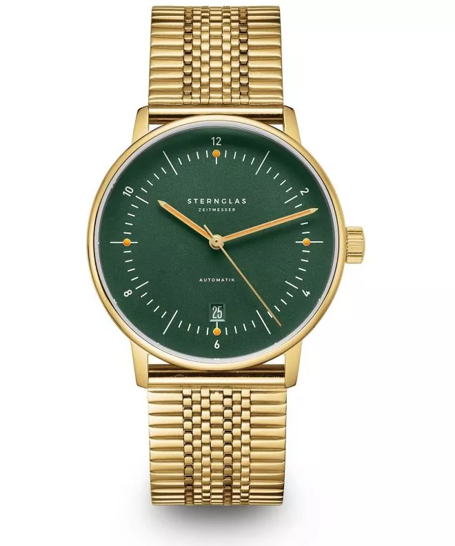 Часовник Мъжки Sternglas Naos Green Gold Automatic S02-NA22-ME09