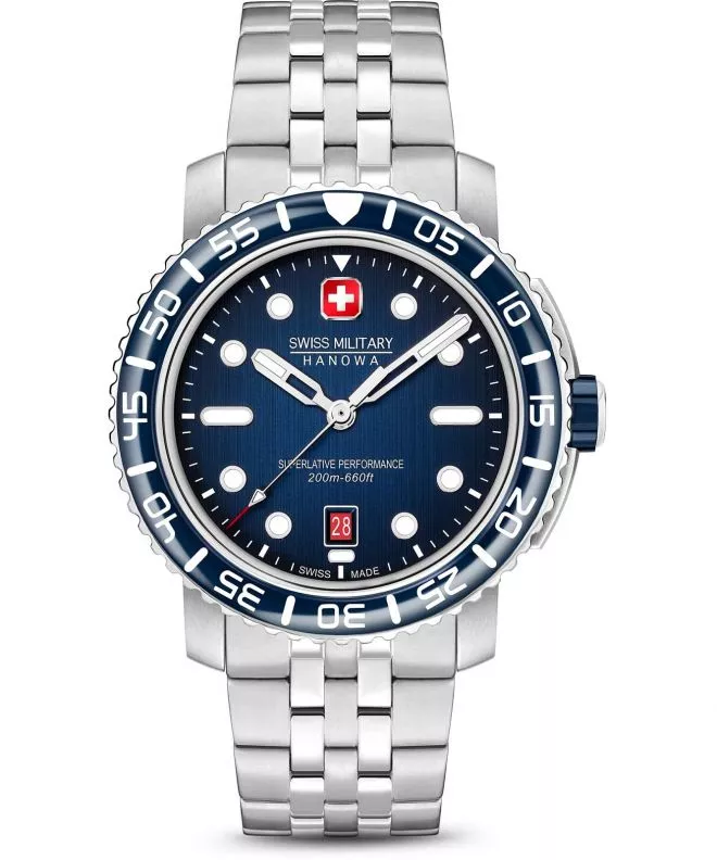 Часовник Мъжки Swiss Military Hanowa Black Marlin SMWGH0001703