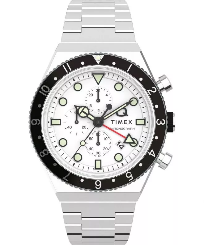 Часовник Мъжки Timex Q Three Time Zone Chronograph TW2V69900