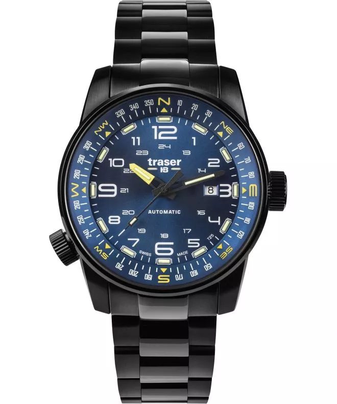 Часовник Мъжки Traser P68 Pathfinder Blue Automatic SS TS-109523