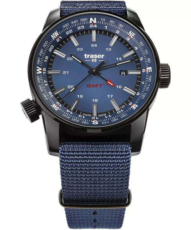 Часовник Мъжки Traser P68 Pathfinder GMT Blue TS-109034