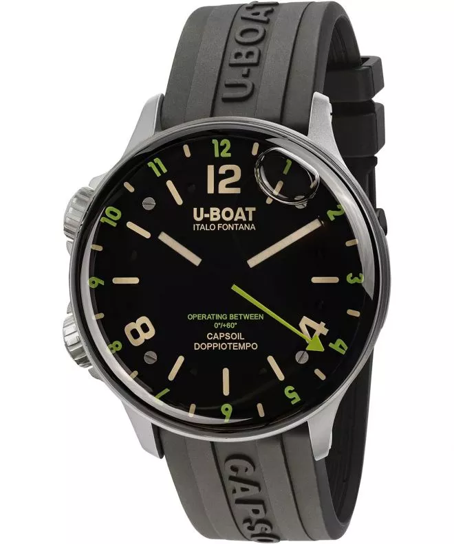 Часовник Мъжки U-Boat Capsoil Doppiotempo 45mm SS Green Rehaut 8838/B