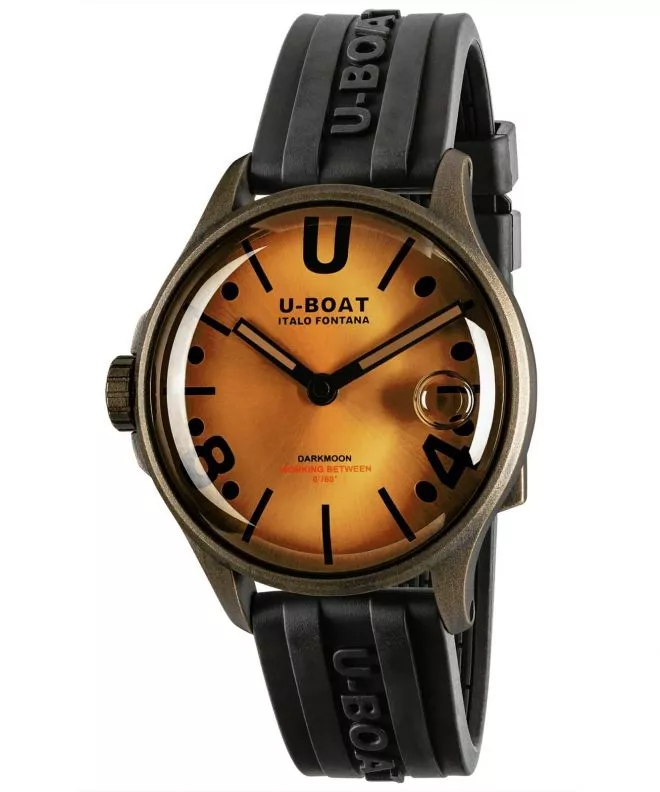 Часовник Мъжки U-Boat Darkmoon Black Vintage 9547