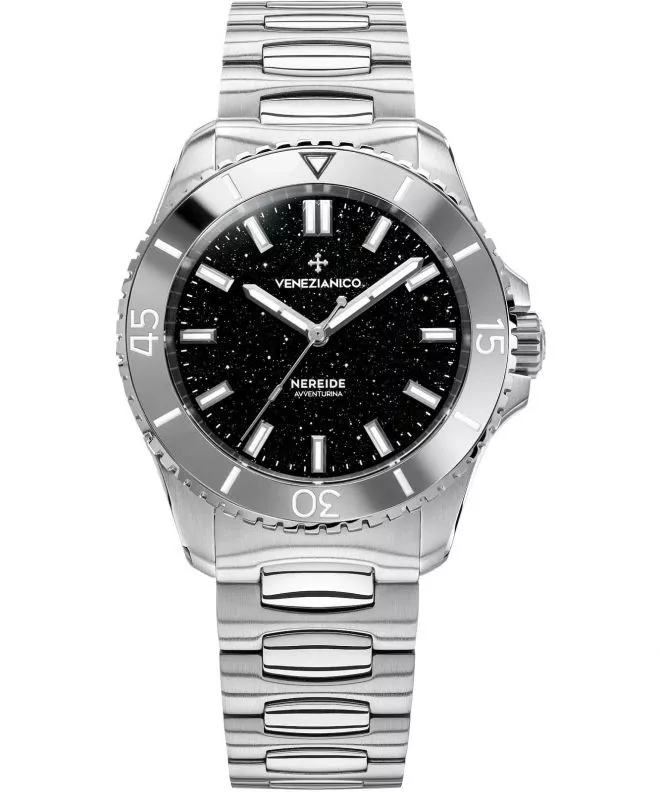 Часовник Мъжки Venezianico Nereide 39 Avventurina Nera Automatic 3121550C