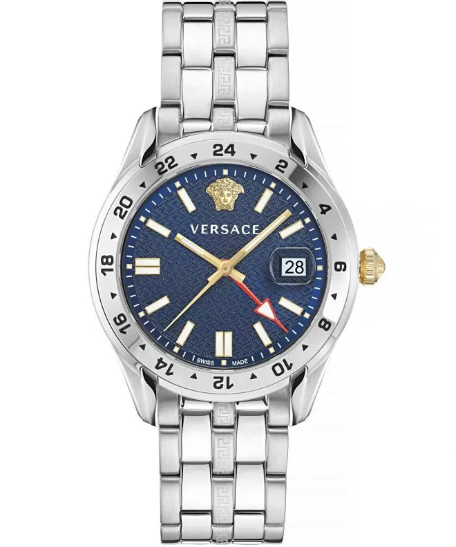 Часовник Мъжки Versace Greca Time GMT VE7C00523