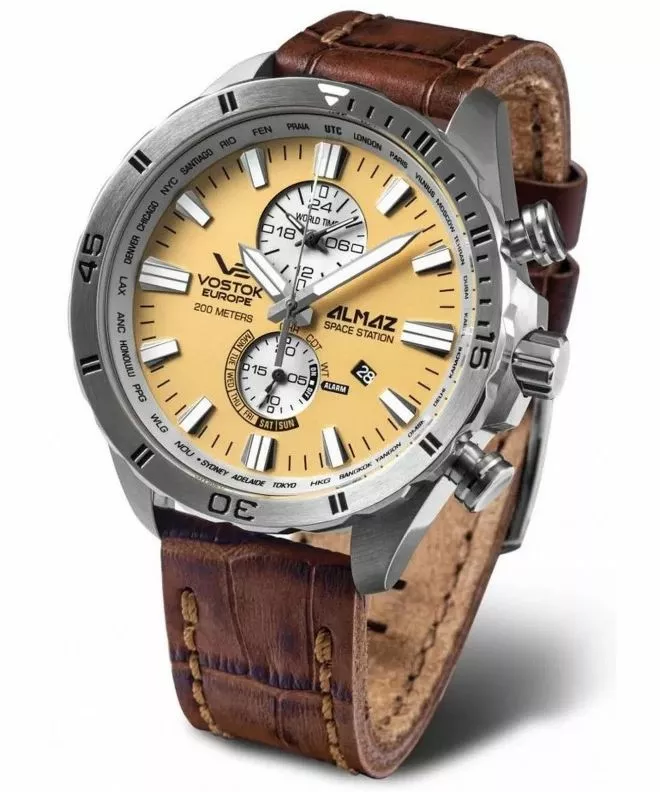 Часовник Мъжки Vostok Europe Almaz Space Station Limited Edition Chronograph YM8J-320A655