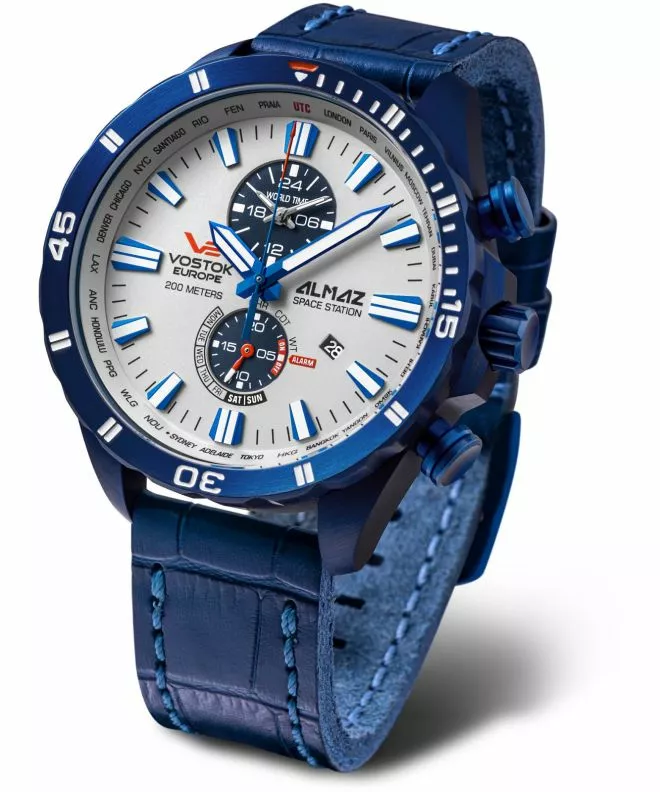 Часовник Мъжки Vostok Europe Almaz Space Station Limited Edition Chronograph YM8J-320D657