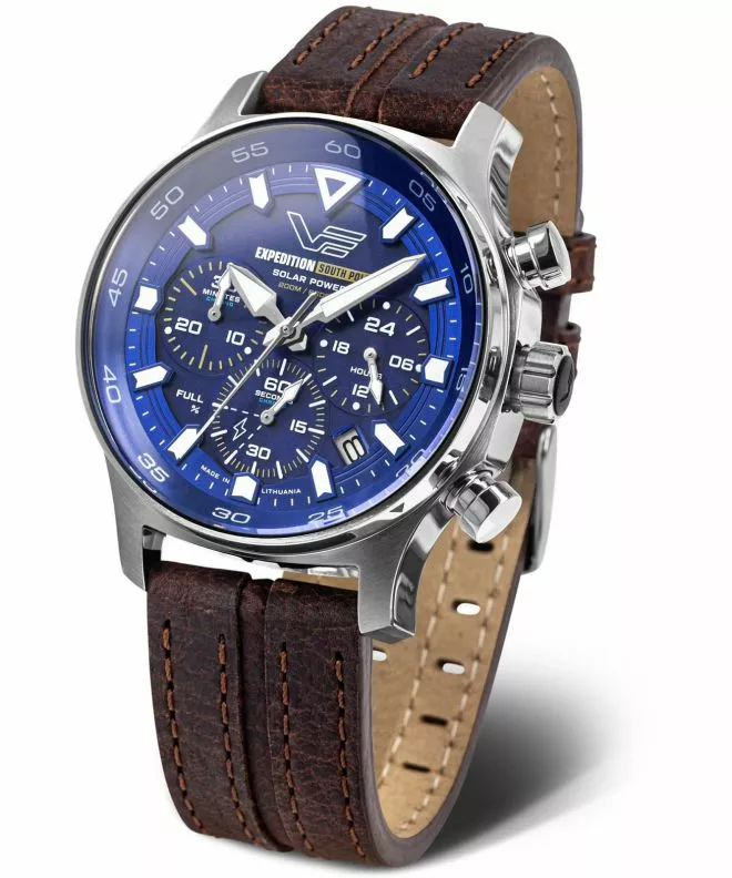 Часовник Мъжки Vostok Europe Expedition South Pole Solar Power Chronograph Limited Edition VR42-592A762