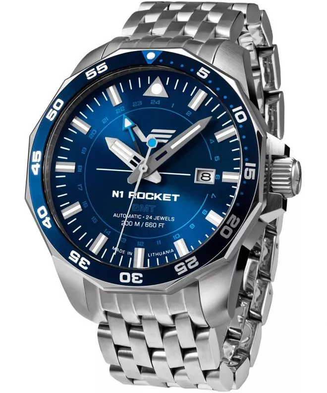 Часовник Мъжки Vostok Europe Rocket N-1 Automatic GMT Limited Edition NH34-225A712B