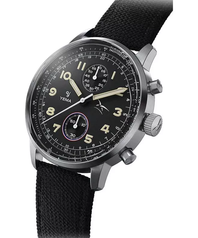 Часовник Мъжки Yema Flygraf Bi-Compax French Air Force Chronograph YMHF1582AA-AA