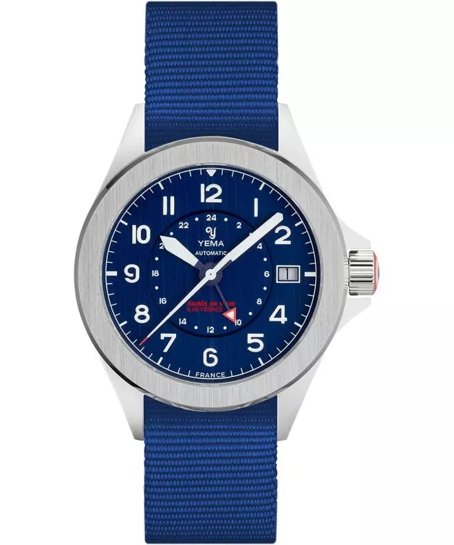 Часовник Мъжки Yema Flygraf French Air & Space Force GMT Limited Edition YAA21-GG63S