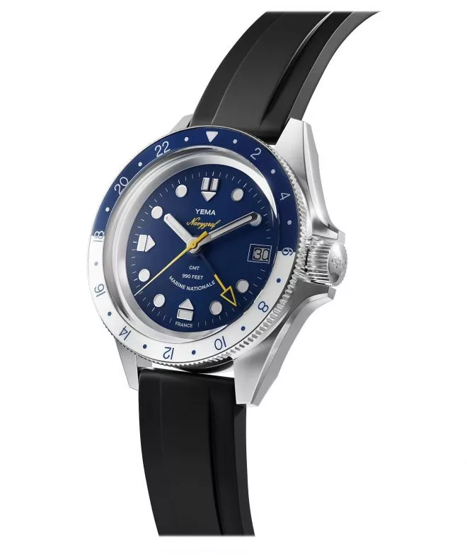 Часовник Мъжки Yema Navygraf Marine Nationale Automatic GMT YNAV23MN-GRBS (YNAV23MN-ARBS)