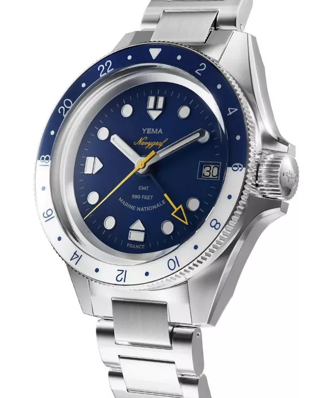 Часовник Мъжки Yema Navygraf Marine Nationale GMT Automatic YNAV23MN-AMS