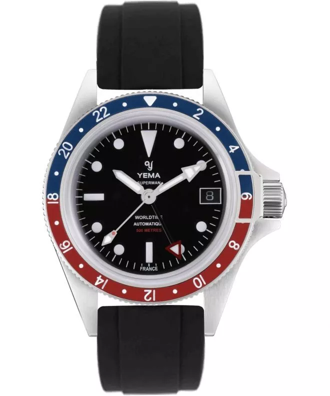 Часовник Мъжки Yema Superman 500 GMT Pepsi YGMT22B39-ARBS