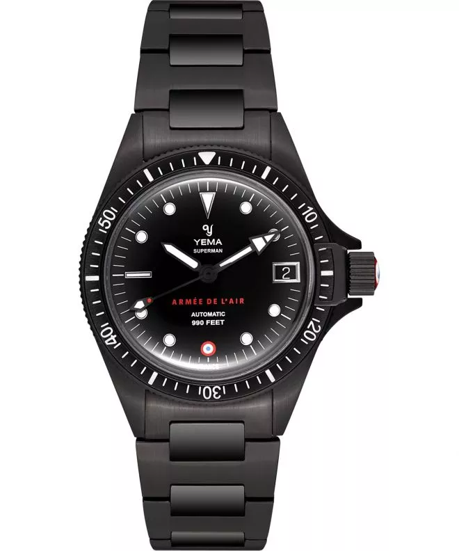 Часовник Мъжки Yema Superman French Air Force Black Limited Edition YAA41-3AMS