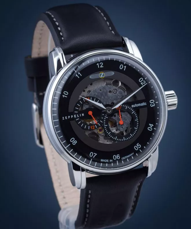 Часовник Мъжки Zeppelin New Captain's Line Skeleton Automatic 8664-2